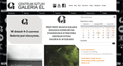 Desktop Screenshot of galeria-el.pl